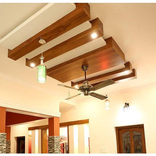 Wooden False Ceiling Installation